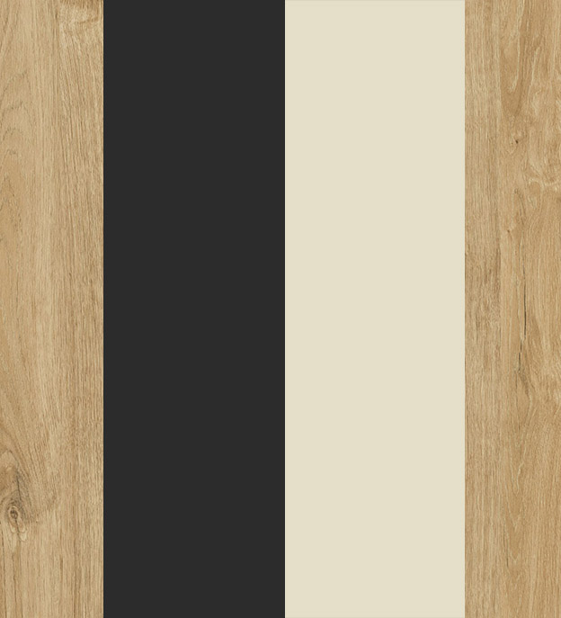 Тиквуд Светлый/Ваниль Глянец/Металл Черный