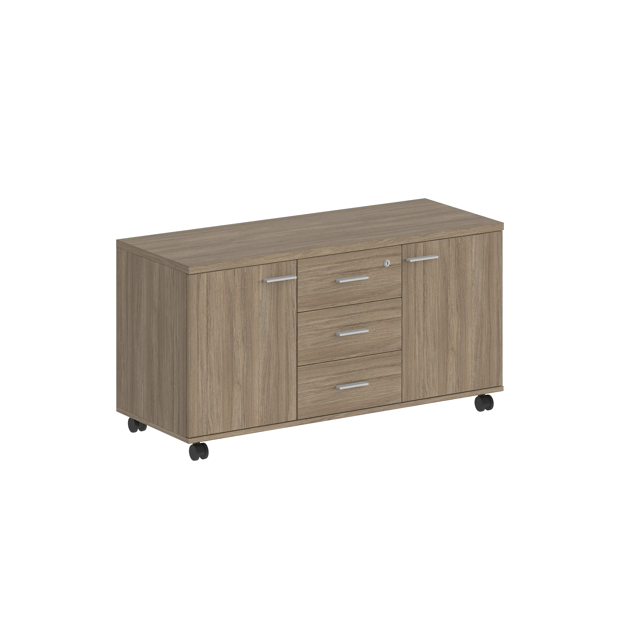 Тумба сервисная с 3 ящ. 1204х460х619, с замком, 2 фасадами SG.621.OD.OD