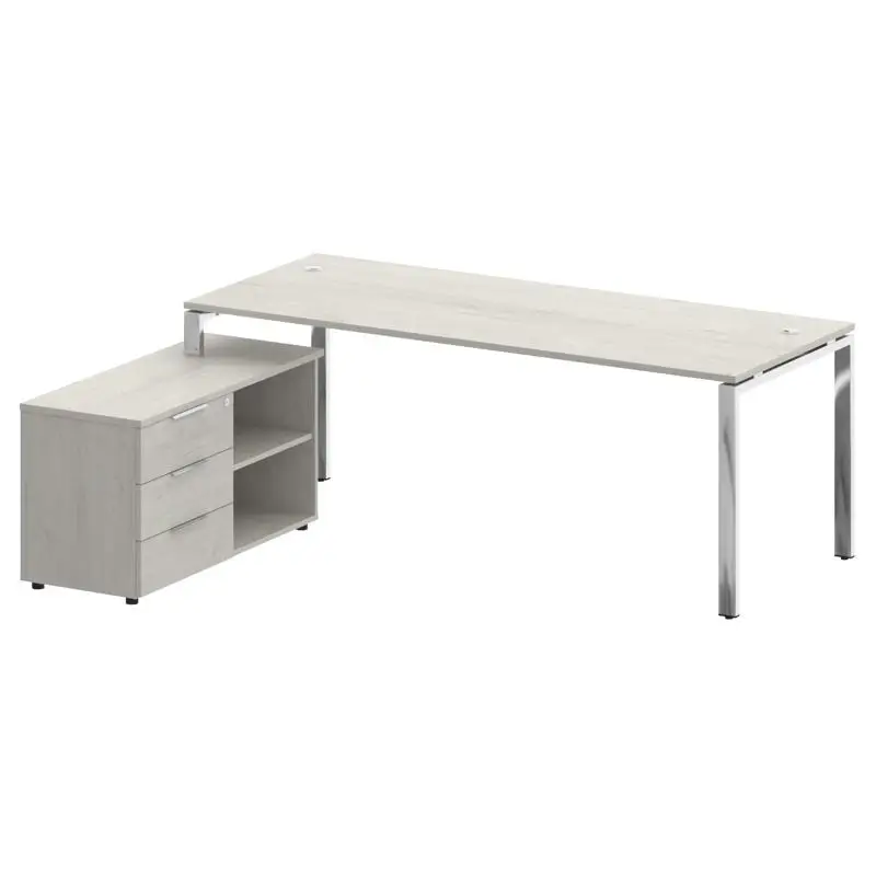 Metal System Direct Стол руковод. с тумбой БГ.СРТ-6.8 (L) 2100*1620*75