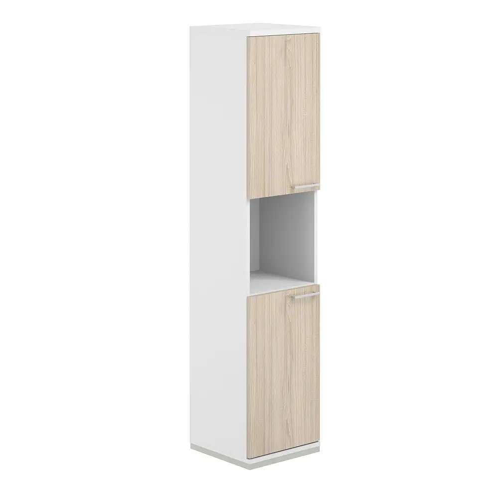 Шкаф 5 ур. 400х400х1833 с нишей AG.219.WH.WH.AR.WH.L