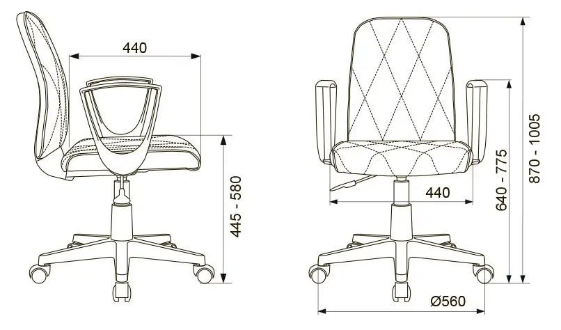 Кресло Бюрократ CH-W327
