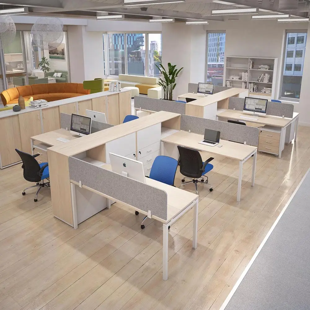 Шкаф комбинированный TARGET 2,05 м стекло прозрачное (Rovere)