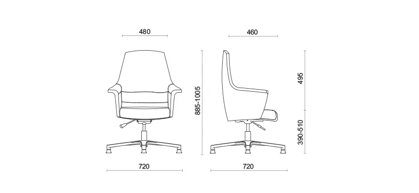 Кресло Of Course Meeting medium back