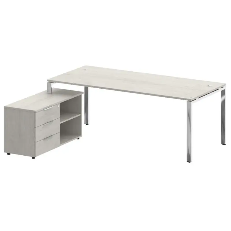Metal System Direct Стол руковод. с тумбой БГ.СРТ-6.9 (L) 2100*1720*75