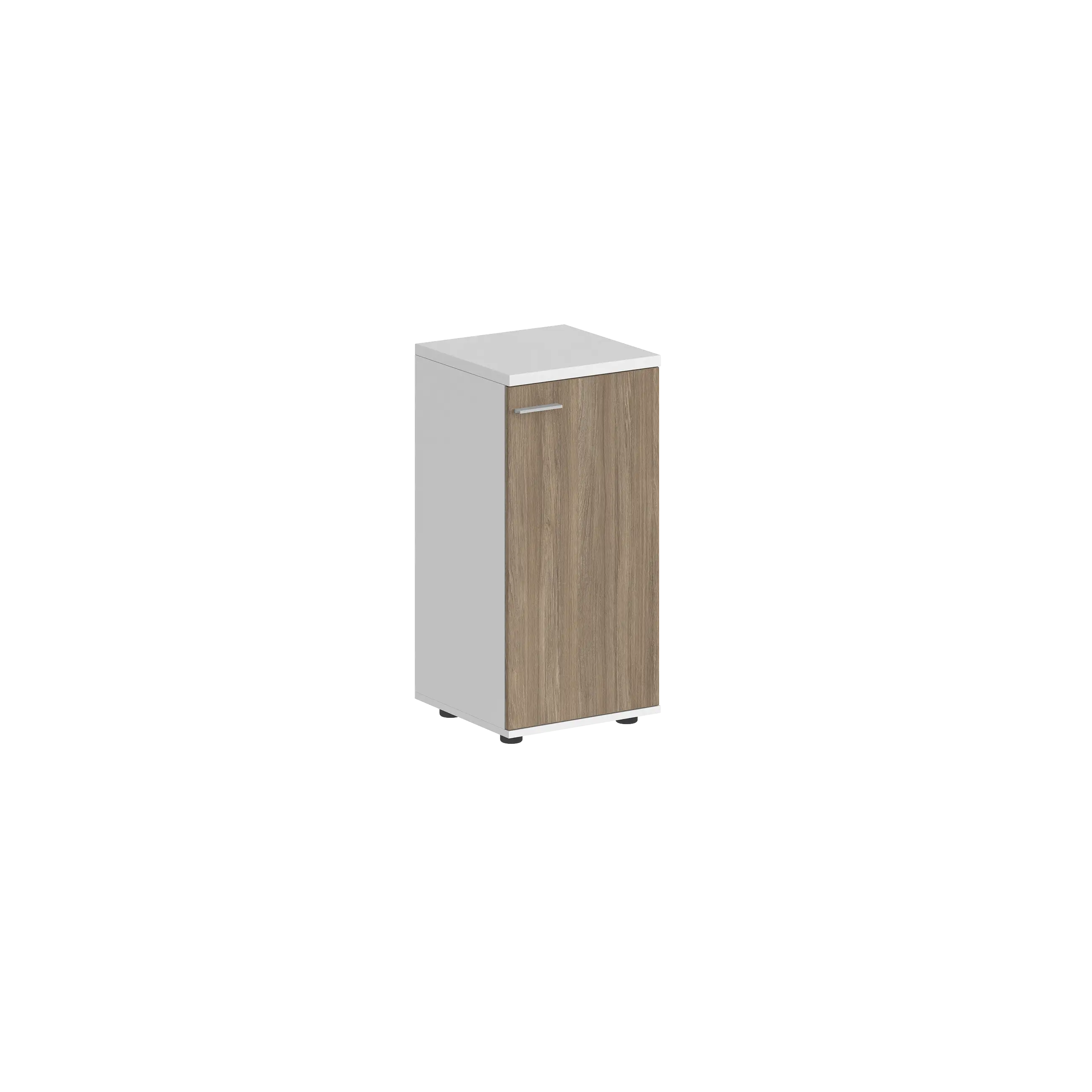 Шкаф низкий 400х400х825, 1 дв., з.ст HDF, правый SG.806.WH.OD.R